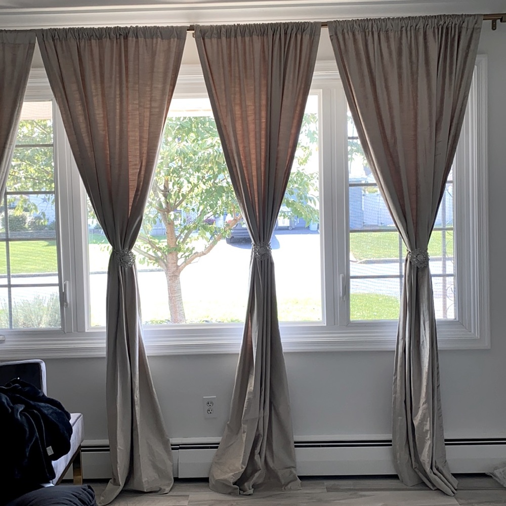 4 DKNY Panel Curtains